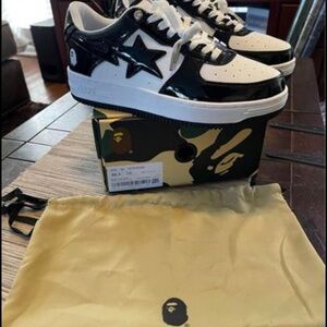 Bapesta MEN BLACK & White